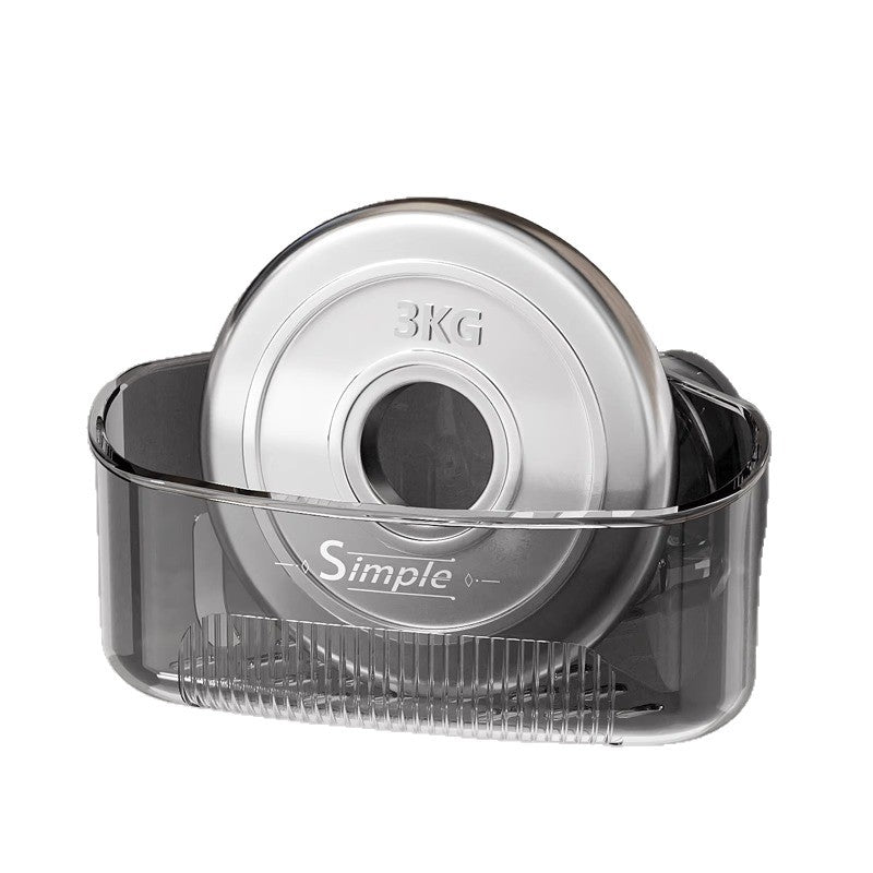 送料無料 吸盤 三角コーナー 吸盤付き ブランス コーナーラック 水切り スポンジ置き 3341