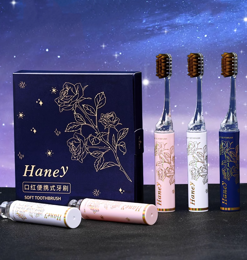 送料無料 折り畳み歯ブラシ プレゼント カップル 出張 旅行 3259