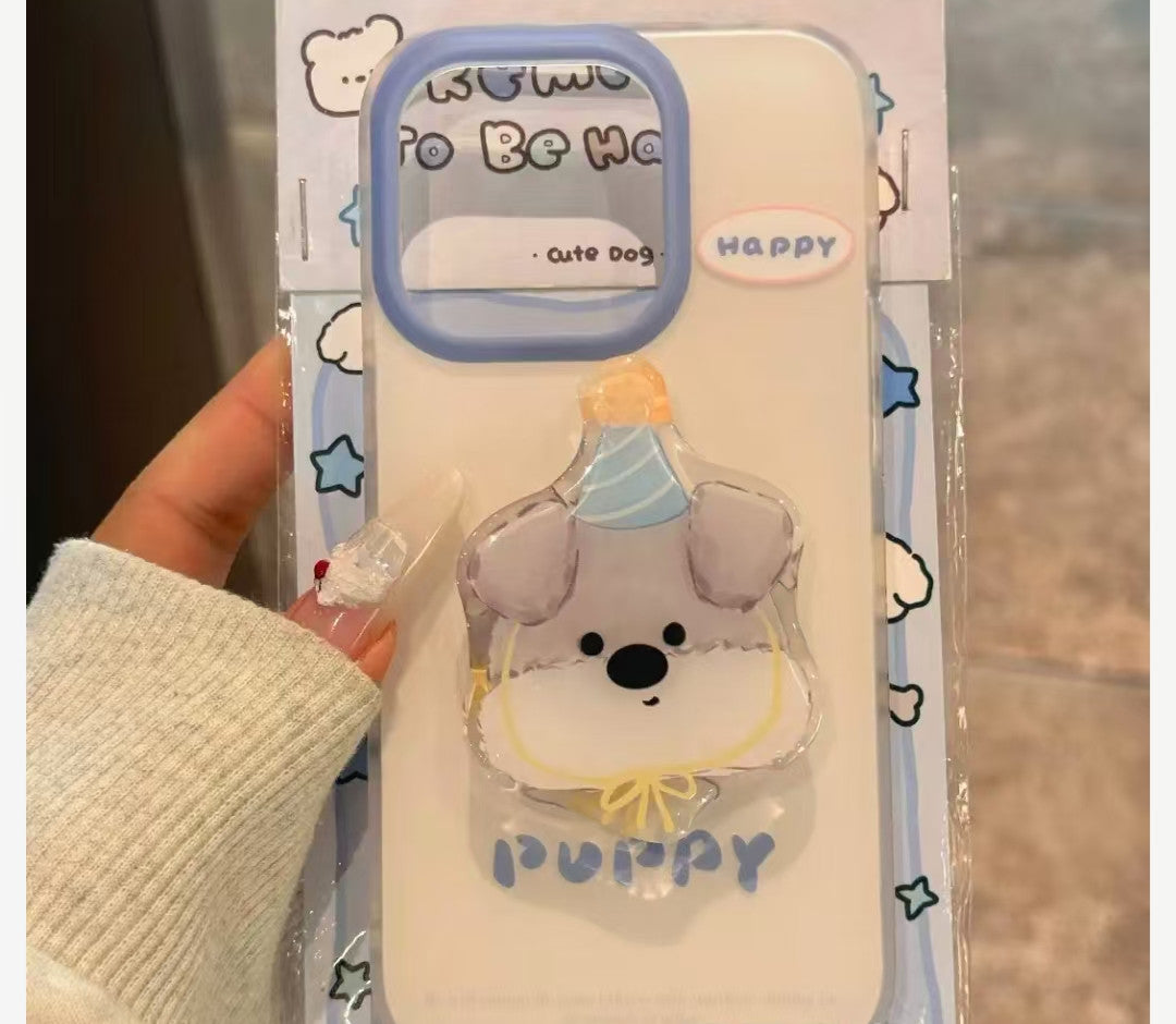 iPhoneケース 可愛い 猫 犬 おしゃれ スマホケース 1042 1043