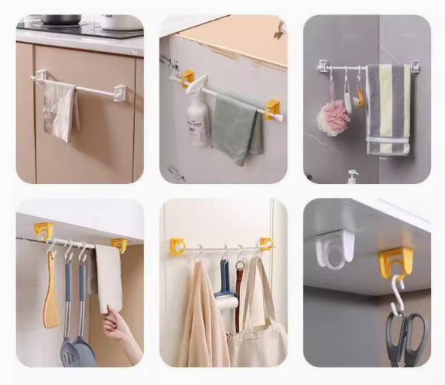 送料無料 10点セット カーテンフック 3185