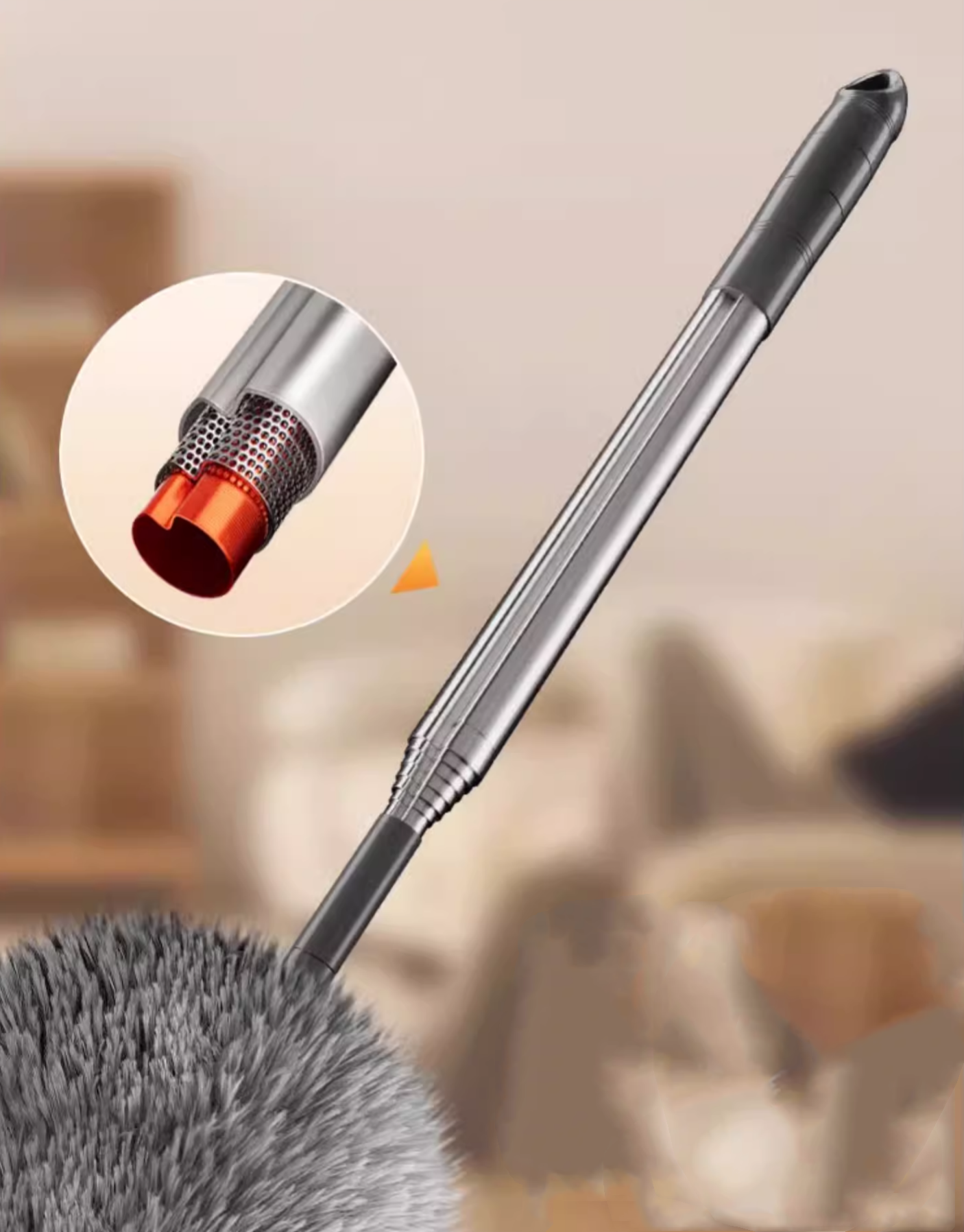 送料無料 2点セット 除塵はたき 伸縮可能 約78~280 cm 長柄 ほこり取り 水洗い 高所清掃 伸縮掃除モップ モップヘッド折り曲げ可能 除塵 隙間掃除 家庭用 年末 大掃除 ワードローブ/天井/車/家/ブラインド/エアコンに適用 3291