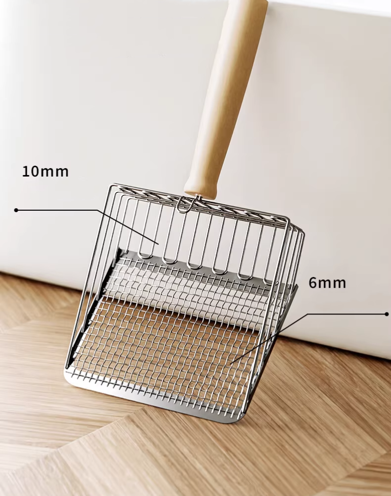 猫砂スコップ アルミ合金ふるい キティ送料無料　金属スクーパー 深いショベル 長いハンドル うんちふるい 子猫 プーパー リフター 頑丈 トイ 3317