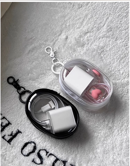 送料無料　2点セット　　透明ケーブル収納パッケージ　　　3280