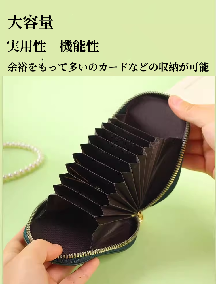 送料無料　3点セット　カード収納バッグ　アボカドパック　大容量　3276