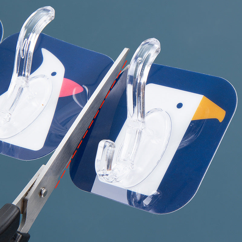 送料無料 フック 粘着タイプ 強力 透明 おしゃれ 10個入り 壁掛け 小 屋外 収納 フック 貼り付け クリア 最大耐荷重 3385