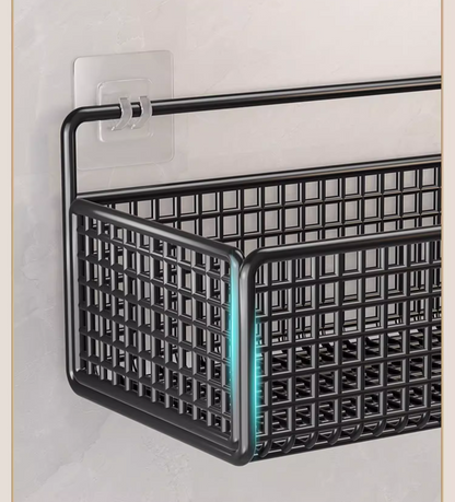 送料無料 ワイヤーバスケットラック 壁掛け 収納 壁面収納 ウォールポケット ウォールラック カゴ ウッド カントリー 3357