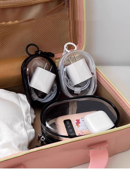 送料無料　2点セット　　透明ケーブル収納パッケージ　　　3280