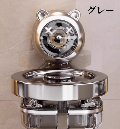 送料無料　ドライヤーホルダー ドライヤーフック ドライヤースタンド ドライヤー掛け ドライヤー収納 穴あけ不要 吸盤 洗面所 洗面台 バスルーム 日用雑貨 便利　3340