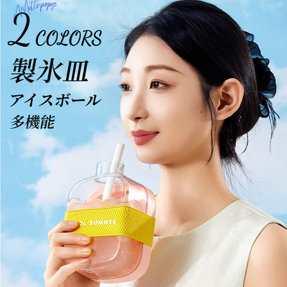 送料無料　500ml／850ml　製氷皿 アイスボール　製氷機　アイスキューブ　　立体氷作り　3267