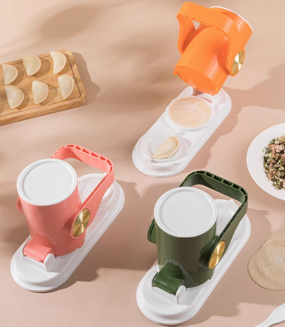 送料無料 餃子皮機 餃子メーカー【10秒で素早く餃子を作る】簡単操作 省力 ギョーザ皮作り道具 キッチン餃子金型 餃子 ギョウザ 作り金型 餃子型 つつみ機 餃子の皮 機械 3427