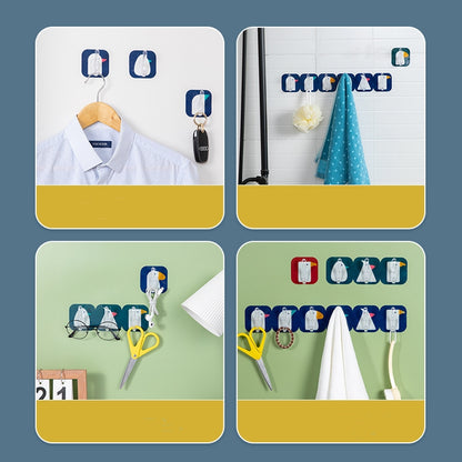 送料無料 フック 粘着タイプ 強力 透明 おしゃれ 10個入り 壁掛け 小 屋外 収納 フック 貼り付け クリア 最大耐荷重 3385