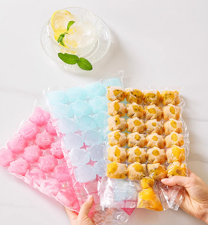 送料無料　　100PCS 使い捨てアイスバッグ　製氷　便利　　3297