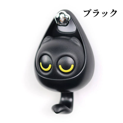 送料無料 壁掛けフック 猫 雑貨 壁掛 キーフック 鍵かけ 帽子掛け アンティーク風 ウォールフック ネコのテールフック 3410