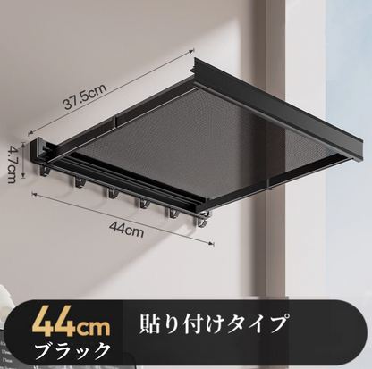 送料無料　ベランダハンガー　干し網　折り畳み　　3295