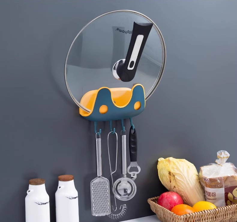 送料無料 鍋ふた ラック スタンド キッチン フック 鍋蓋 なべふた 収納 キッチン用品 おしゃれ 3428