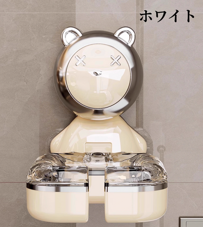 送料無料　ドライヤーホルダー ドライヤーフック ドライヤースタンド ドライヤー掛け ドライヤー収納 穴あけ不要 吸盤 洗面所 洗面台 バスルーム 日用雑貨 便利　3340