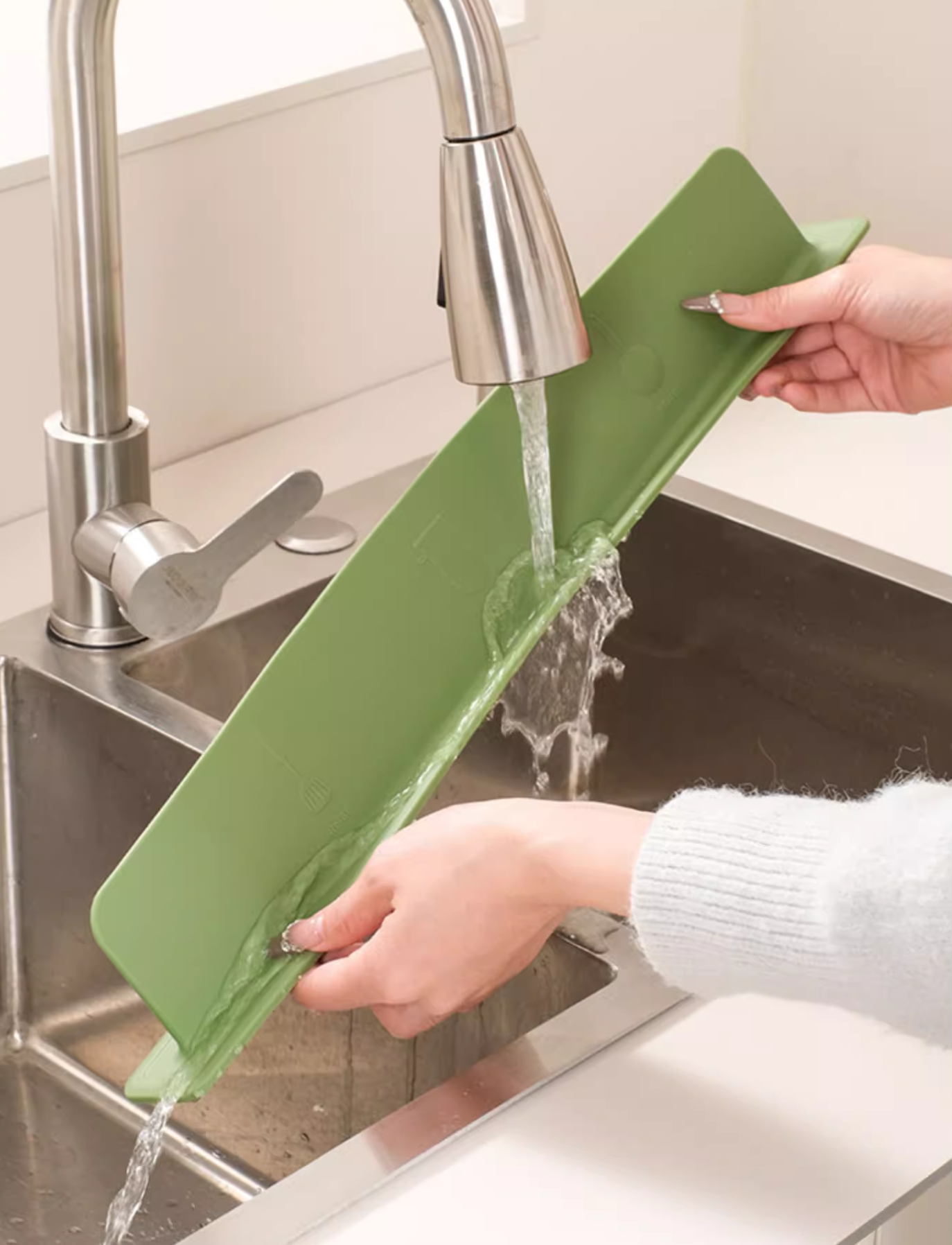 送料無料　2点セット　水はね防止 シンクプレート　キッチン周り 洗面台 手洗い　　3264