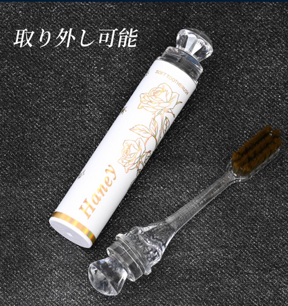 送料無料　折り畳み歯ブラシ　プレゼント　カップル　出張　旅行　3259