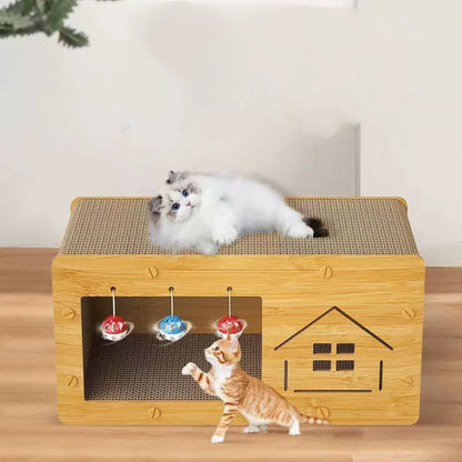 猫 爪とぎ 猫爪とぎ 猫の爪とぎ 爪研ぎ ダンボール ハウス 爪とぎハウス トンネル 猫トンネル  おもちゃ 遊び場 キャットトンネル 猫用おもちゃ 3318