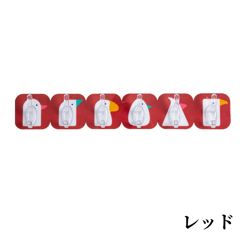 送料無料 フック 粘着タイプ 強力 透明 おしゃれ 10個入り 壁掛け 小 屋外 収納 フック 貼り付け クリア 最大耐荷重 3385