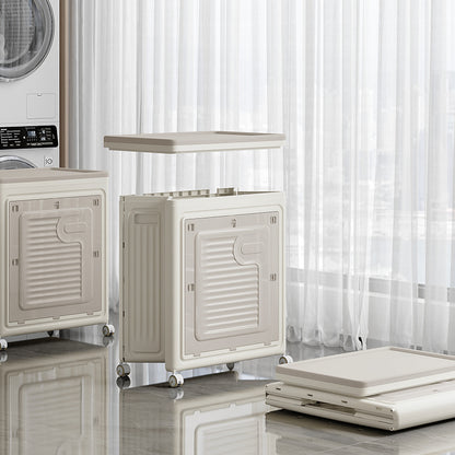 送料無料　ポータブル衣類クローゼット収納ボックス、自立型、折りたたみ式衣類オーガナイザー、大容量　3344