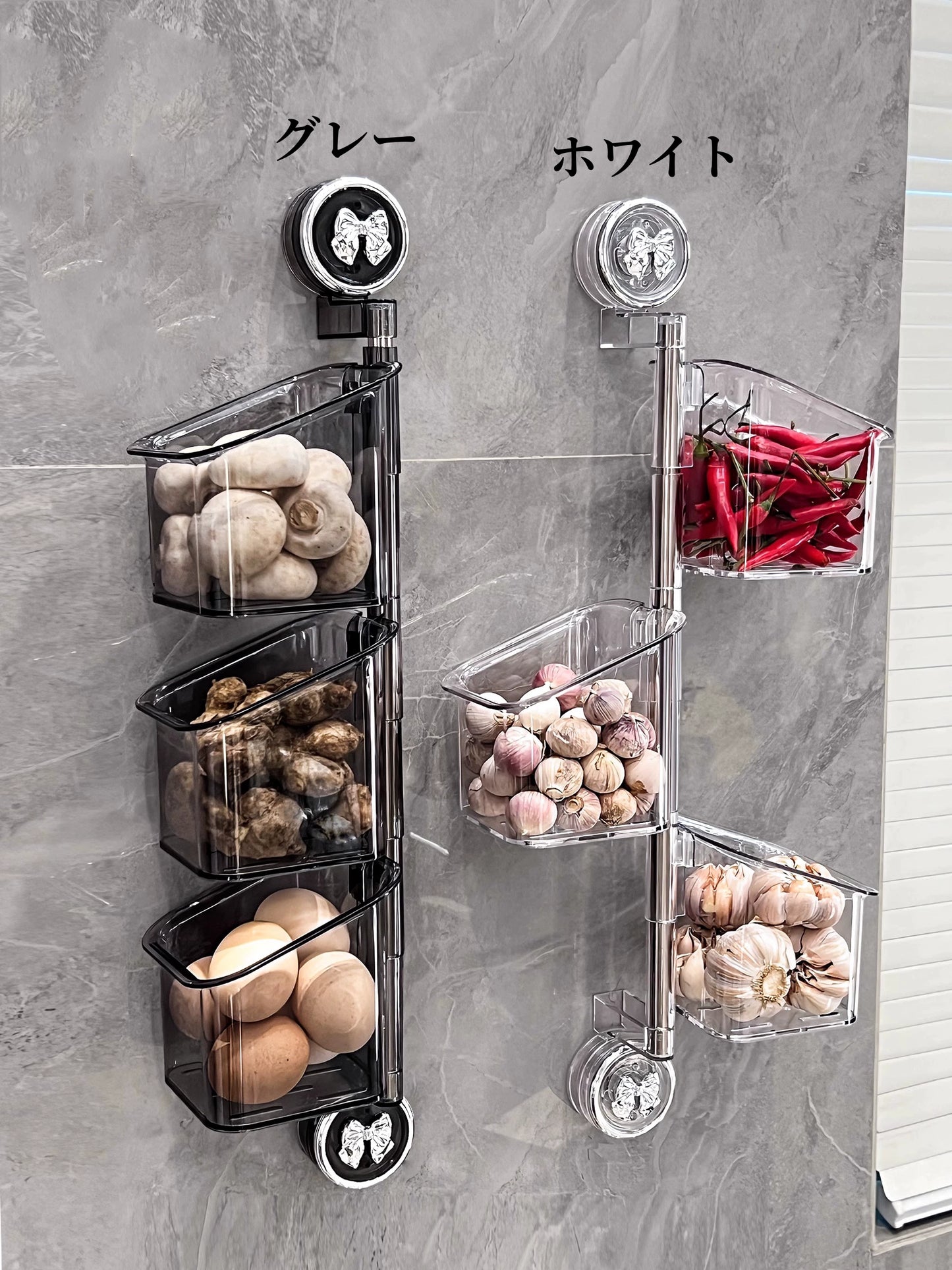 送料無料 回転  調味料収納ボックス 実用的 調味料貯蔵容器 多層のクリアスパイスラック スペースを節約  キッチン収納 3337