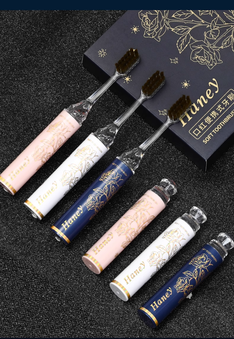 送料無料　折り畳み歯ブラシ　プレゼント　カップル　出張　旅行　3259