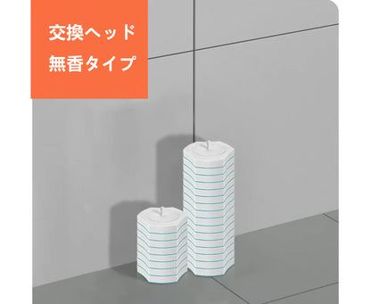 使い捨てトイレブラシ  クリーニングヘッド付き  3004