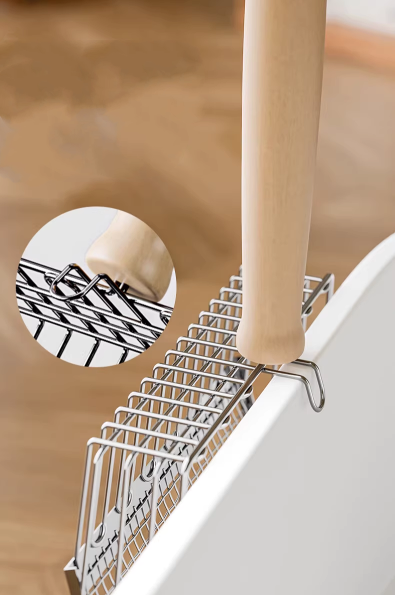 猫砂スコップ アルミ合金ふるい キティ送料無料　金属スクーパー 深いショベル 長いハンドル うんちふるい 子猫 プーパー リフター 頑丈 トイ 3317