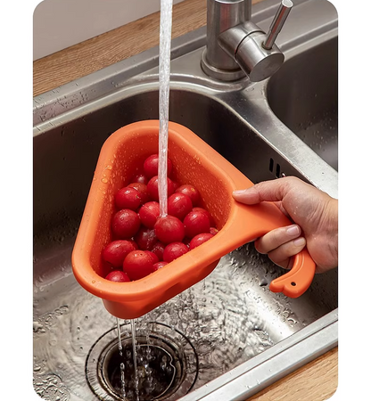 送料無料　蛇口にかける三角コーナーラック  ブランス コーナーラック 水切り スポンジ置き 3366