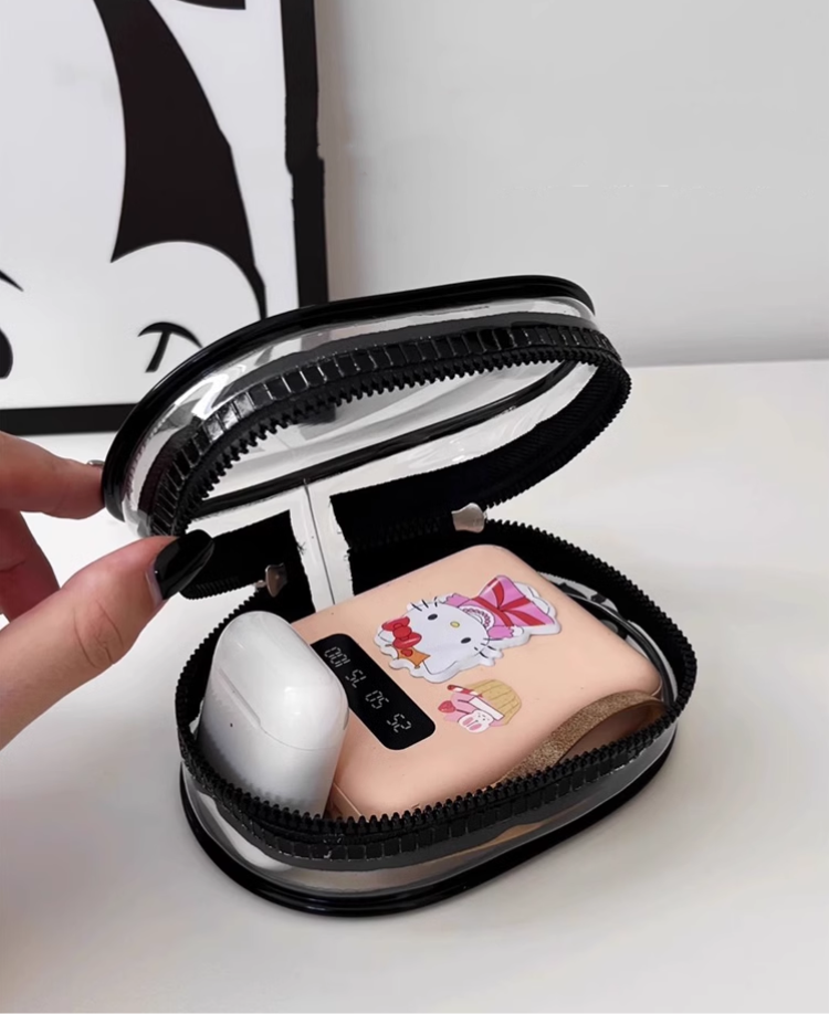 送料無料　2点セット　　透明ケーブル収納パッケージ　　　3280