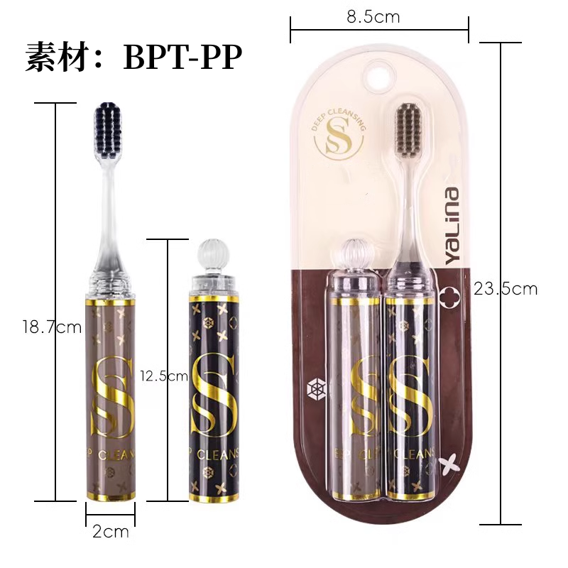 送料無料　折り畳み歯ブラシ　プレゼント　カップル　出張　旅行　3259