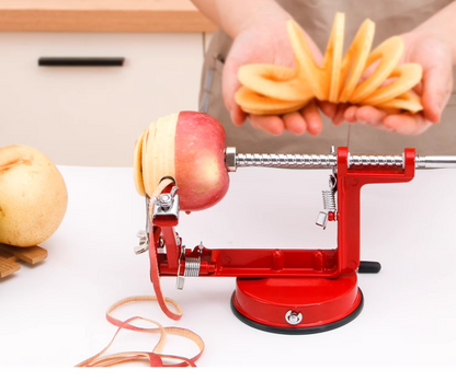 送料無料 手回し皮むき機 家庭用 多機能 フルーツ皮むき器 ピーラー 果物削り 皮むき器 回転式 フルーツピーラー 手動 吸盤付 ツール リンゴ 梨 じゃがいも用 3383