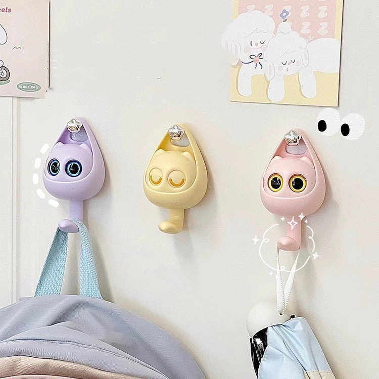 送料無料 壁掛けフック 猫 雑貨 壁掛 キーフック 鍵かけ 帽子掛け アンティーク風 ウォールフック ネコのテールフック 3410