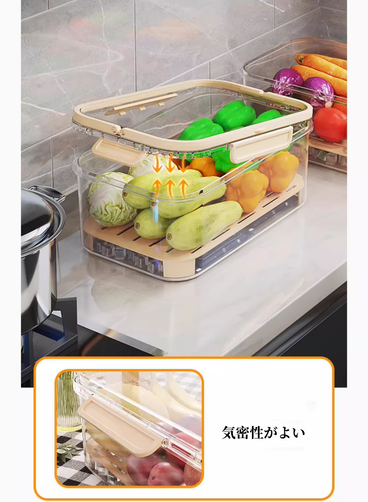 送料無料　2点セット　フルーツ弁当箱　ピクニック　アウトドア　　3269