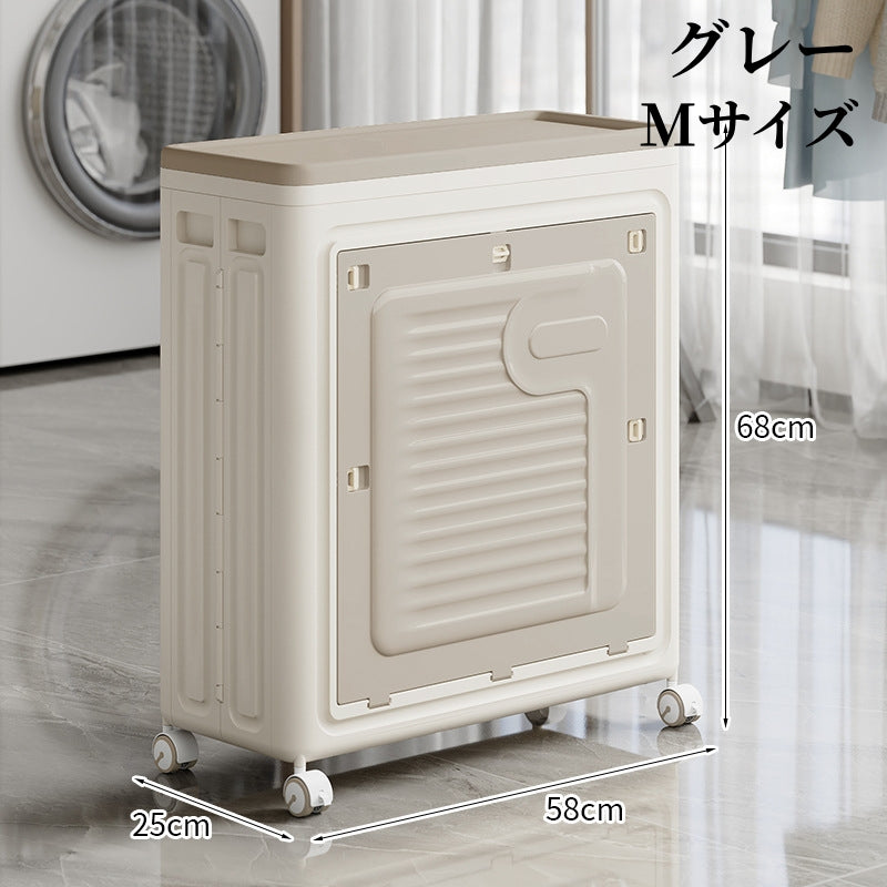 送料無料　ポータブル衣類クローゼット収納ボックス、自立型、折りたたみ式衣類オーガナイザー、大容量　3344