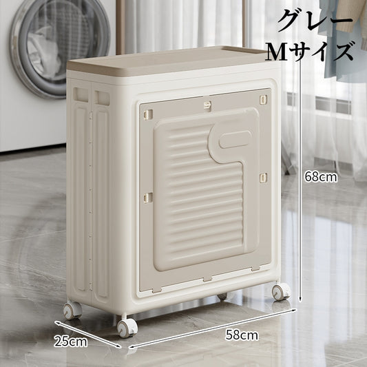 送料無料　ポータブル衣類クローゼット収納ボックス、自立型、折りたたみ式衣類オーガナイザー、大容量　3344