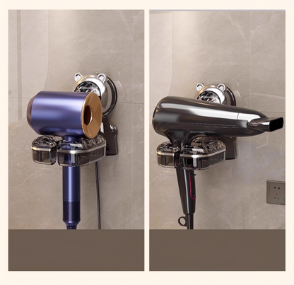 送料無料　ドライヤーホルダー ドライヤーフック ドライヤースタンド ドライヤー掛け ドライヤー収納 穴あけ不要 吸盤 洗面所 洗面台 バスルーム 日用雑貨 便利　3340