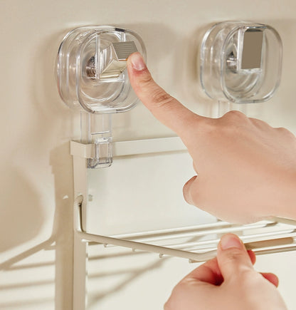 送料無料　3段収納ラック 吸盤式 強力 穴あけ不要 キッチン収納ラック 吸盤収納ラック キッチンツール キッチン 収納ラック 新生活 おすすめ　3321