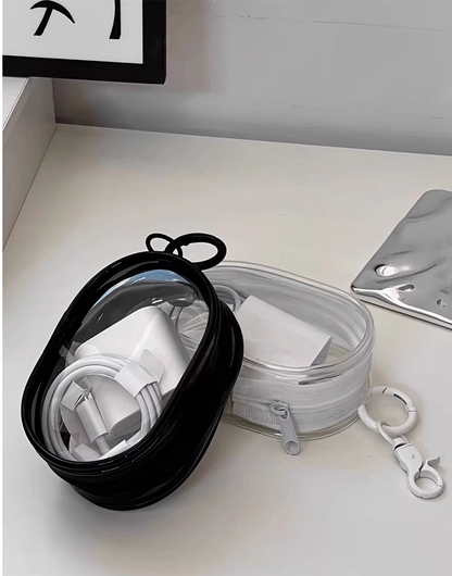 送料無料　2点セット　　透明ケーブル収納パッケージ　　　3280