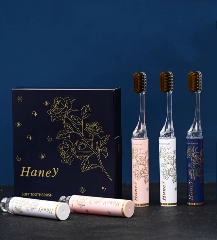 送料無料　折り畳み歯ブラシ　プレゼント　カップル　出張　旅行　3259