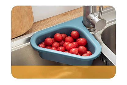 送料無料　蛇口にかける三角コーナーラック  ブランス コーナーラック 水切り スポンジ置き 3366