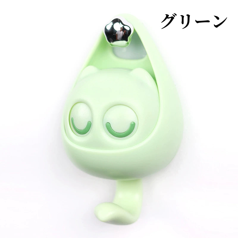 送料無料 壁掛けフック 猫 雑貨 壁掛 キーフック 鍵かけ 帽子掛け アンティーク風 ウォールフック ネコのテールフック 3410