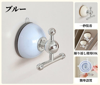 送料無料 丸型 木目調 強力吸着 強力吸盤フック 吸盤式フック おしゃれ 強力吸盤フック 跡が残らない 簡単設置 繰り返し使える 壁掛け 省スペース 3432