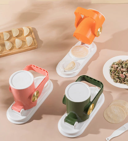 送料無料 餃子皮機 餃子メーカー【10秒で素早く餃子を作る】簡単操作 省力 ギョーザ皮作り道具 キッチン餃子金型 餃子 ギョウザ 作り金型 餃子型 つつみ機 餃子の皮 機械 3427