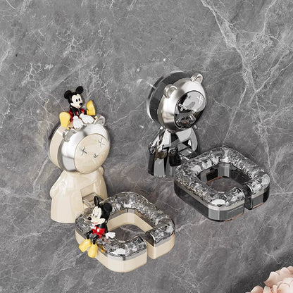 送料無料　ドライヤーホルダー ドライヤーフック ドライヤースタンド ドライヤー掛け ドライヤー収納 穴あけ不要 吸盤 洗面所 洗面台 バスルーム 日用雑貨 便利　3340