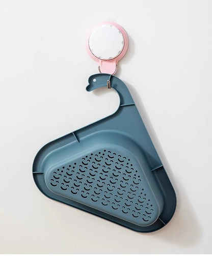 送料無料　蛇口にかける三角コーナーラック  ブランス コーナーラック 水切り スポンジ置き 3366