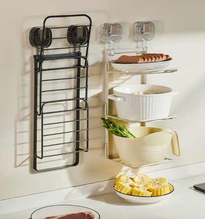 送料無料　3段収納ラック 吸盤式 強力 穴あけ不要 キッチン収納ラック 吸盤収納ラック キッチンツール キッチン 収納ラック 新生活 おすすめ　3321