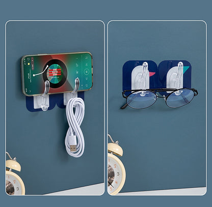 送料無料 フック 粘着タイプ 強力 透明 おしゃれ 10個入り 壁掛け 小 屋外 収納 フック 貼り付け クリア 最大耐荷重 3385