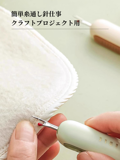 送料無料　2点セット 2 個のシームリッパーミシン　糸通し補助ツール　縫い目糸リムーバー　簡単糸通　3307